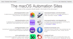 Desktop Screenshot of macosxautomation.com