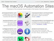 Tablet Screenshot of macosxautomation.com